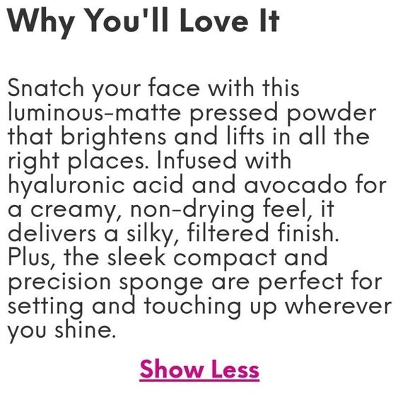 HUDA Easy Bake & Snatch Pressed NoTalc Brightening Setting Powder PEACHY PIE NEW - Picture 5 of 16